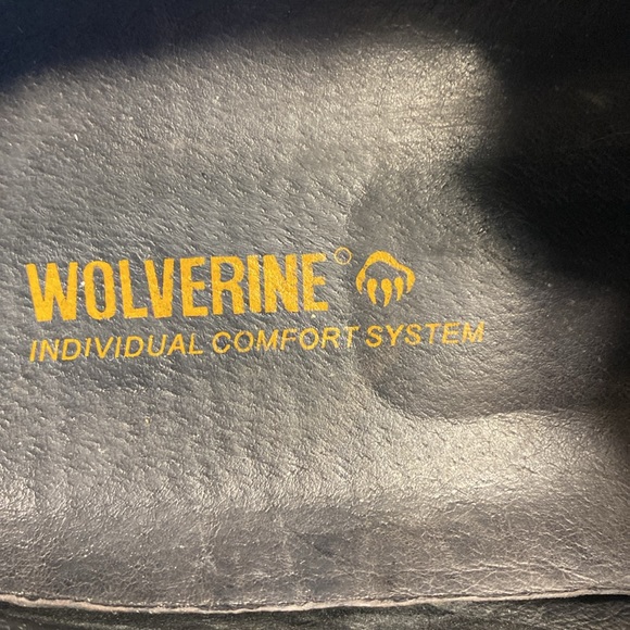 Wolverine leather tie moccasin size 8 slip resistant ICS - Picture 8 of 10